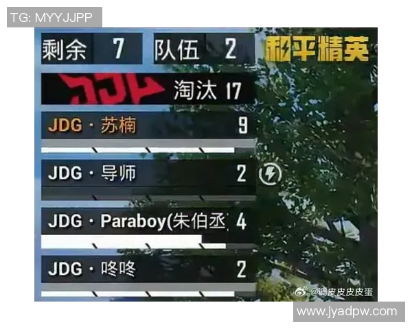 和平精英战术解析JDG战队如何构建高效节奏体系